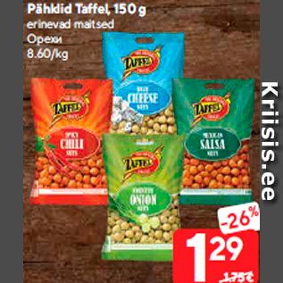 Allahindlus - Pähklid Taffel, 150 g