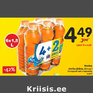 Allahindlus - Nestea virsiku jäätee,