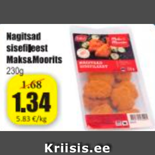 Allahindlus - Nagitsad sisefileest Maks&Moorits 230 g