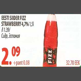 Allahindlus - Eesti siider Fizz Strawberry