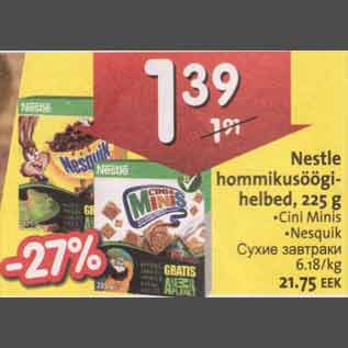 Allahindlus - Nestle hommikusöögihelbed