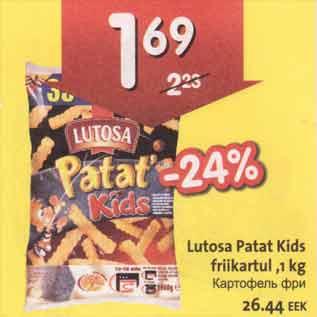 Allahindlus - Lutosa Patat Kids friikartul