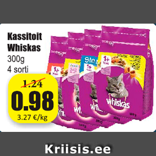Allahindlus - Kassitoit Whiskas