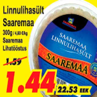 Allahindlus - Linnulihasült Saaremaa Lihatööstus