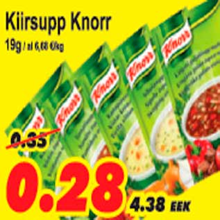 Allahindlus - Kiirsupp Knorr