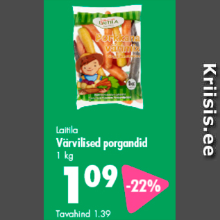 Allahindlus - Laitila Värvilised porgandid 1 kg