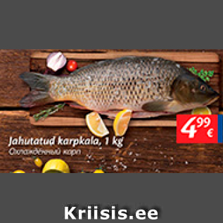 Allahindlus - Jahutatud karpkala, 1 kg