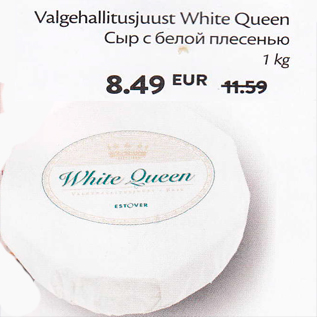 Allahindlus - Valgehallitusjuust White Queen 1 kg
