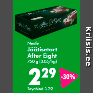 Скидка - Торт-мороженое Nestle After Eight, 750 г