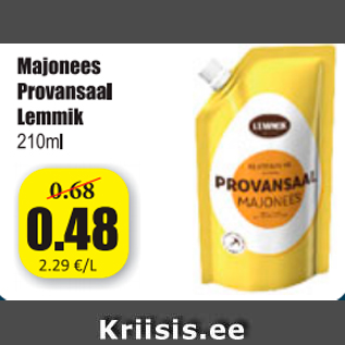 Скидка - Майонез Provansaal
