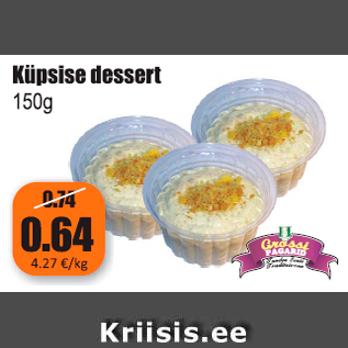 Allahindlus - Küpsise dessert 150 g