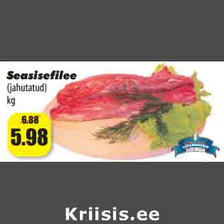 Allahindlus - Seasisefilee (jahutatud) kg