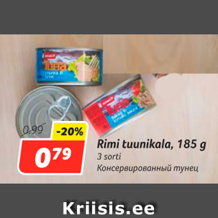 Скидка - Консервированный тунец