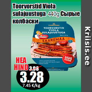 Скидка - Сырые колбаски