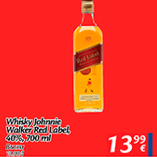 Allahindlus - Whisky Johnnie Walker Red Label