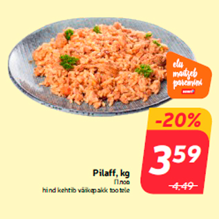 Allahindlus - Pilaff, kg
