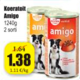 Скидка - Корм для собак Amigo