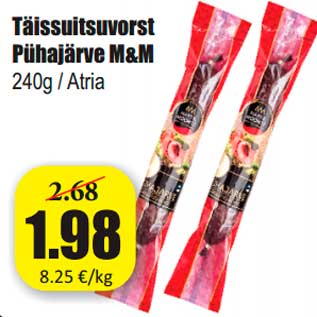 Allahindlus - Täissuitsuvorst Pühajärve M&M
