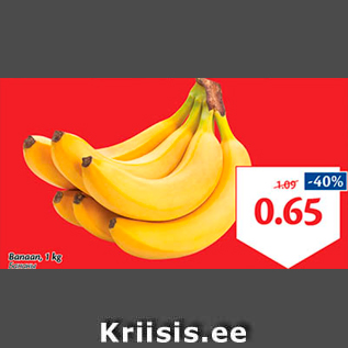 Allahindlus - Banaan, 1 kg