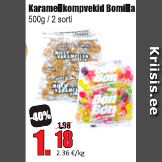 Скидка - Карамельные конфеты Bomilla