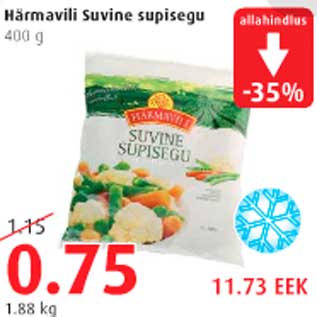 Allahindlus - Härmavili Suvine supisegu