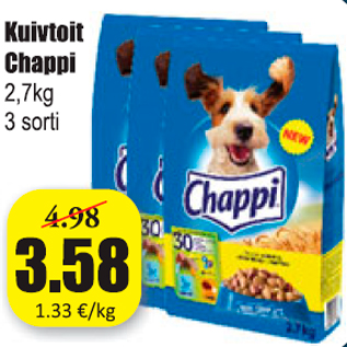 Скидка - Сухой корм Chappi