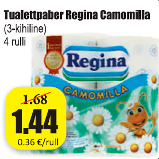 Скидка - Туалетная бумага Regina Camomilla