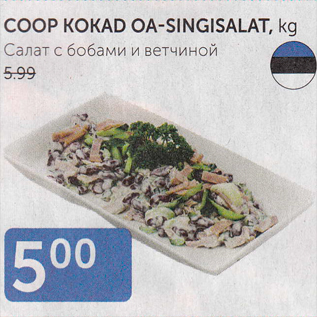 Allahindlus - COOP KOKAD OA-SINGISALAT, kg