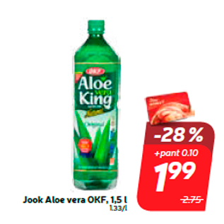 Скидка - Напиток Aloe vera OKF, 1,5 л