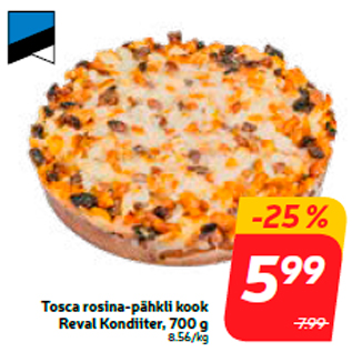 Allahindlus - Tosca rosina-pähkli kook Reval Kondiiter, 700 g