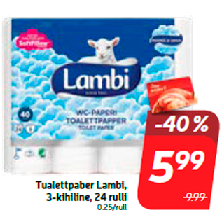 Скидка - Туалетная бумага Lambi