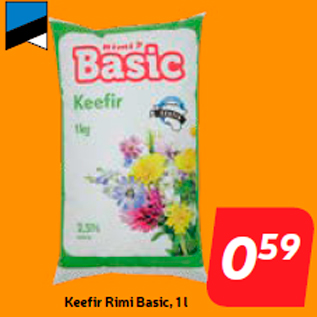 Allahindlus - Keefir Rimi Basic, 1 l