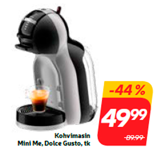 Allahindlus - Kohvimasin Mini Me, Dolce Gusto, tk