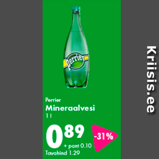 Скидка - Минеральная вода Perrier 1 л