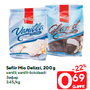 Allahindlus - Sefiir Mio Delizzi, 200 g