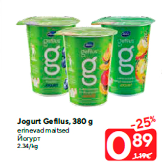 Allahindlus - Jogurt Gefilus, 380 g