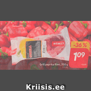 Allahindlus - Grill paprika Rimi, 350 g