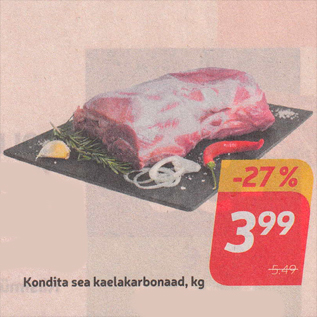 Allahindlus - Kondita sea kaelakarbonaad, kg