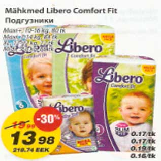 Allahindlus - Mähkmed Libero Comfort Fit