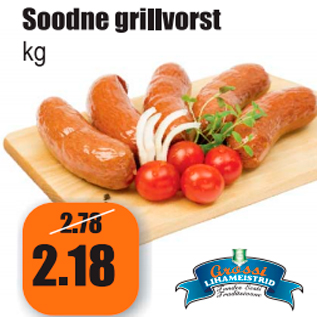 Allahindlus - Soodne grillvirst kg