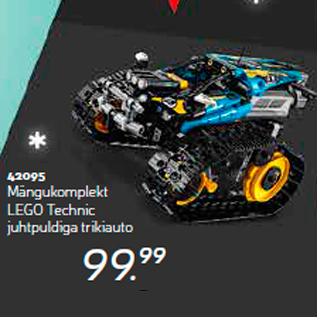 Allahindlus - Mängukomplekt LEGO Technic juhtpuldiga trikiauto