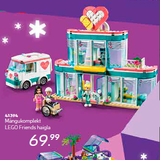 Allahindlus - Mängukomplekt LEGO Friends haigla