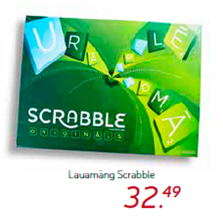 Allahindlus - Lauamäng Scrabble