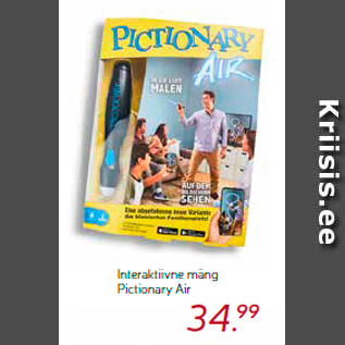 Allahindlus - Interaktiivne mäng Pictionary Air