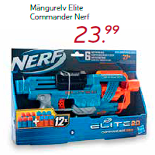 Скидка - Игрушечное оружие Elite Commander Nerf