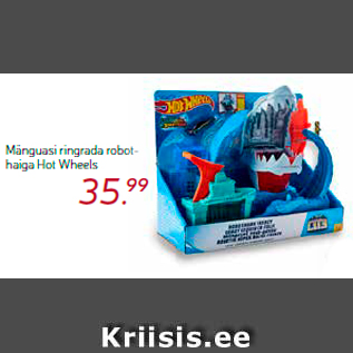 Allahindlus - Mänguasi ringrada robothaiga Hot Wheels