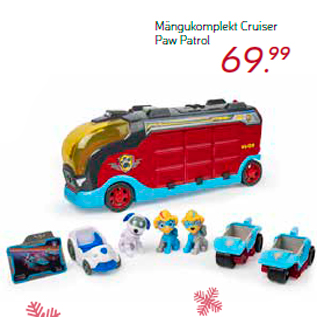 Allahindlus - Mängukomplekt Cruiser Paw Patrol