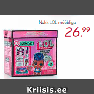 Allahindlus - Nukk LOL mööbliga