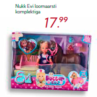 Allahindlus - Nukk Evi loomaarsti komplektiga