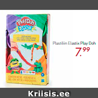 Allahindlus - Plastiliin Elastix Play Doh